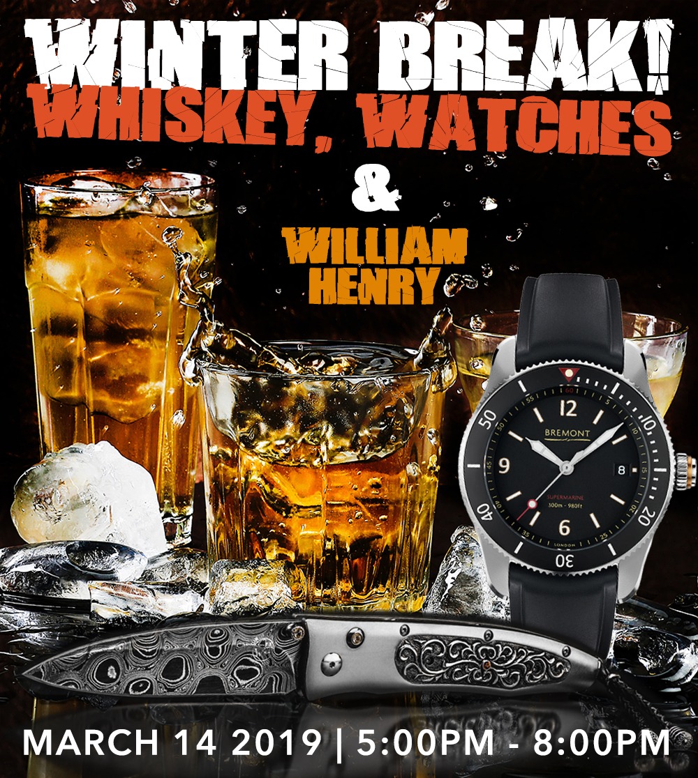 Whiskey Watches and William Henry